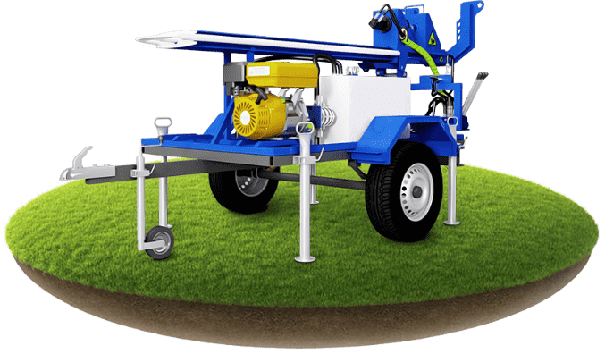 малогабаритная установка для бурения скважины на воду